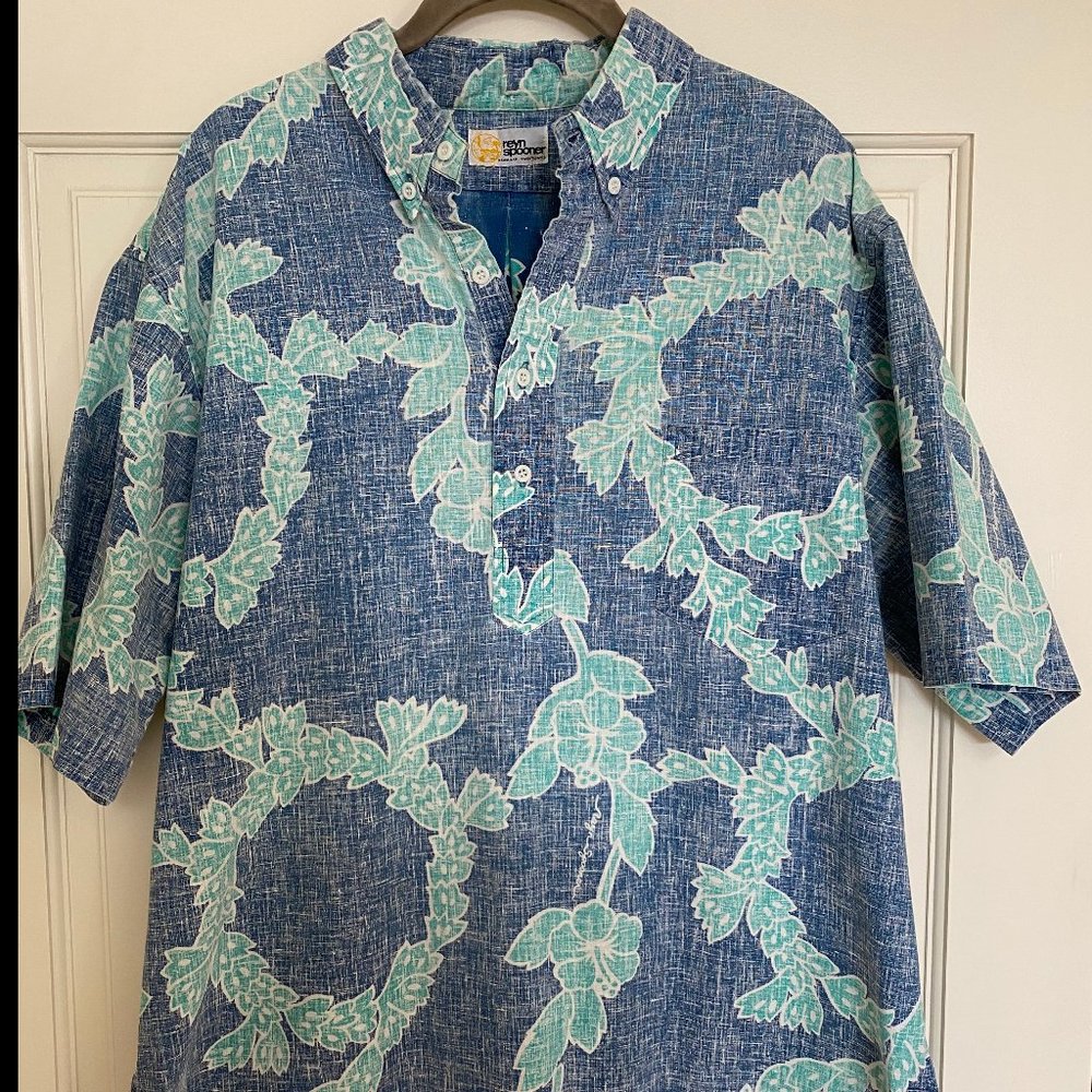 Reyn Spooner vibrant Hawaiian Shirt XL